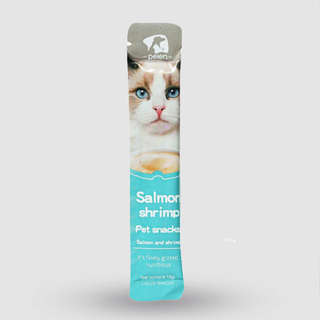 PNP liquid cat treat with salmon & shrimp 15gr