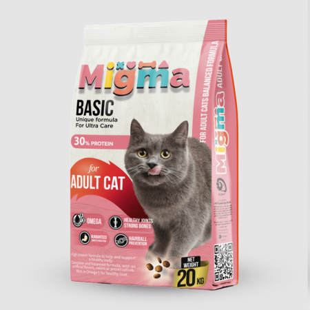 migma 30% protein dry food for adulr cats 20kg