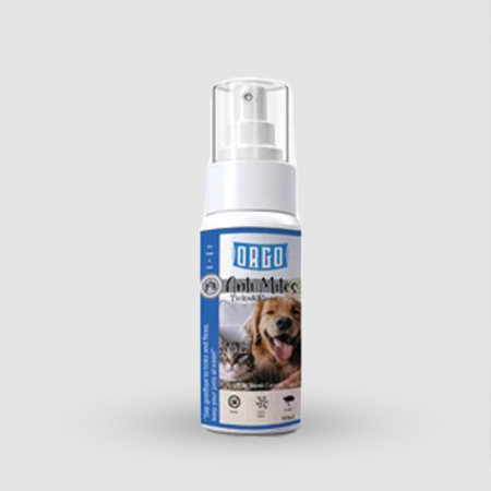 orgo anti-ticks & flea pet spray 60ml