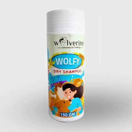 wolverine wolfy pet dry shampoo coconut scent with zinc oxide 150gr