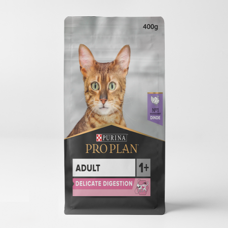 purina pro plan opti digest dry food with turkey for delicate adult cats(1+ Years) 400gr