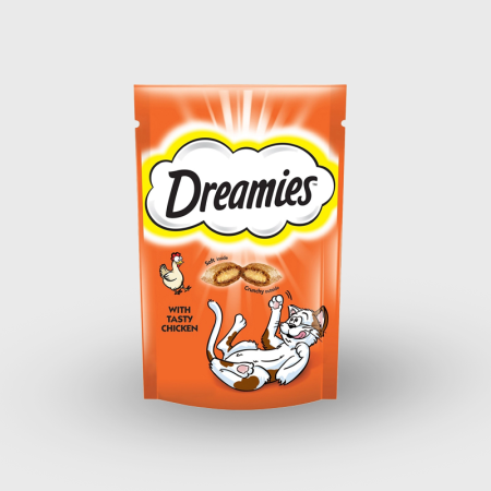 dreamies cat treats with chicken 60gr