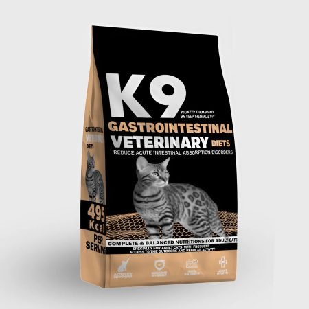 k9 veterinary diets gastrointestinal dry food for adult cats 2kg