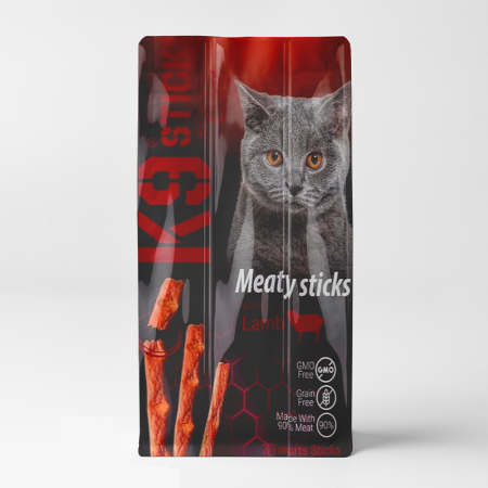 k9 meaty sticks cat treats with lamb 3per pack