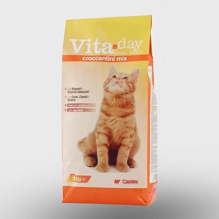 vita day dry cat food with meat & vegetables 1kg