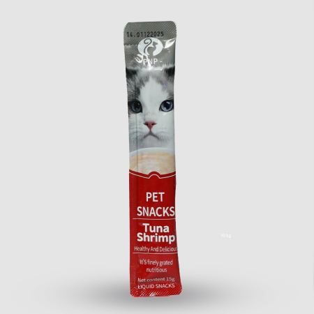 PNP liquid cat treat with tuna & shrimp 15gr