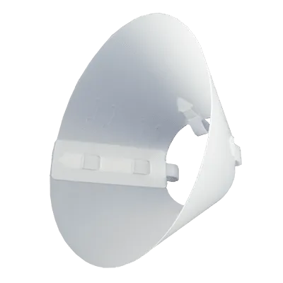 crown usa white 7.5cm protective pet collar 1pcs