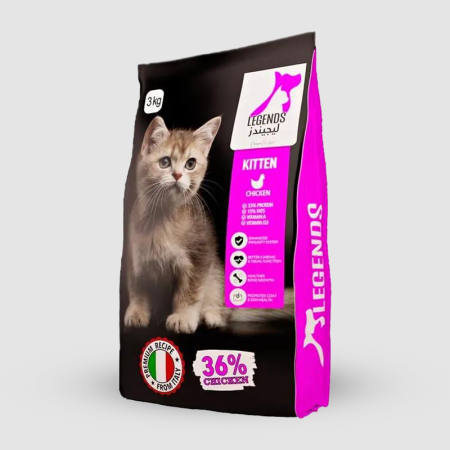 legend dry food with chicken for kittens 3kg