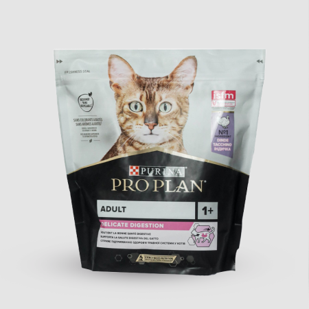 Purina Pro Plan Adult Delicate Digestion Cat Food - Turkey Flavor for Optimal Digestive Health
