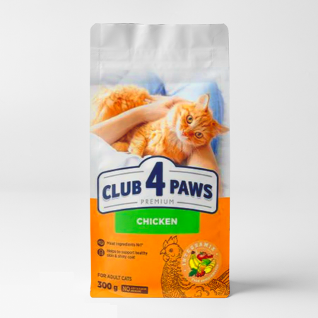 Club 4 Paws Chicken – Premium Cat Food