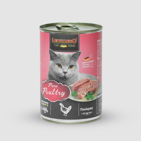 Leonardo Cat Food – Pure Poultry (400g)