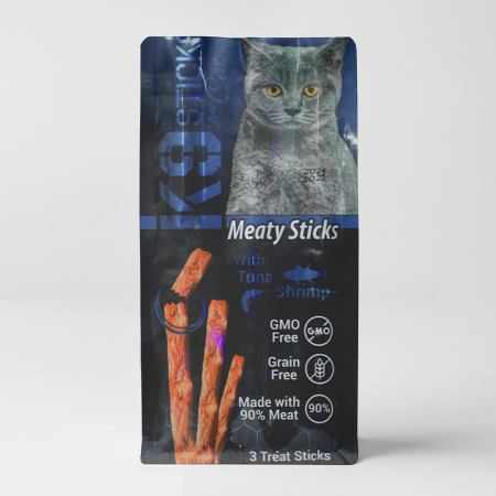 K9 Sticks – Meaty Sticks for Cats (Tuna & Shrimp, 3 Treat Sticks)
