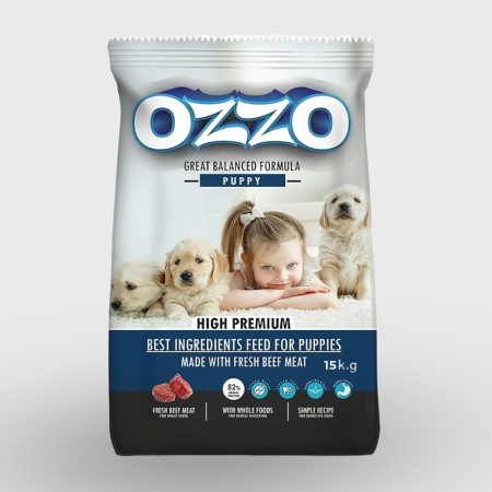 OZZO Dry Food With Beef For Sensitive Puppies – 15kg