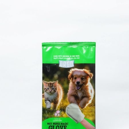 Orgo Lavender Pet Wipes Magic Glove - The Easy & Gentle Way to Clean Your Pets