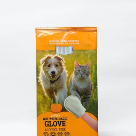 Orgo Pumpkin Pet Wipes Magic Glove - The Easy & Gentle Way to Clean Your Pets with a Refreshing Pumpkin Scent