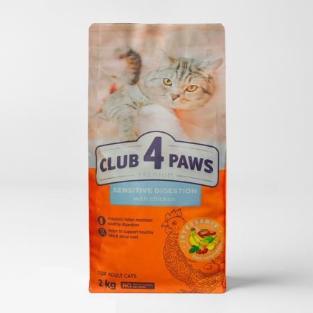 Club 4 Paws Sensitive Digestion – Premium Cat Food with Chicken
