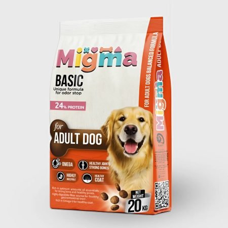 Migma Basic Adult Dog Food - Unique Odor Stop Formula for Adult Dogs