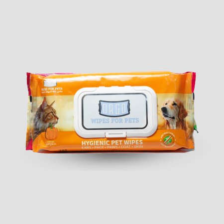 Orgo Antibacterial & Antifungal Pet Wipes - Hygienic & Gentle Cleansing for Your Beloved Pets