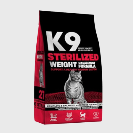  K9 Sterilised Weight Formula Cat Dry Food, 2kg – Healthy Weight Management