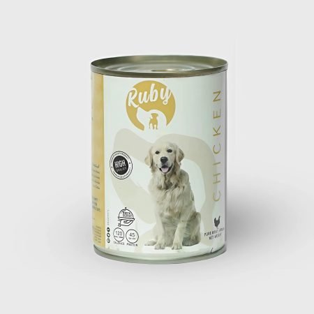 Ruby Wet Dog Food with Chicken – Premium Nutrition for Dogs (400g)