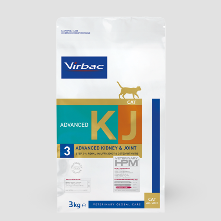 Virbac Veterinary HPM Advanced Kidney & Joint Cat Food - 3kg