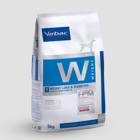 Virbac Veterinary HPM Weight Loss & Diabetes Dog Food - 3kg