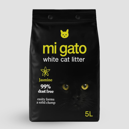 Mi Gato White Cat Litter with Jasmine Scent -5L